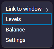 Context menu Context menu