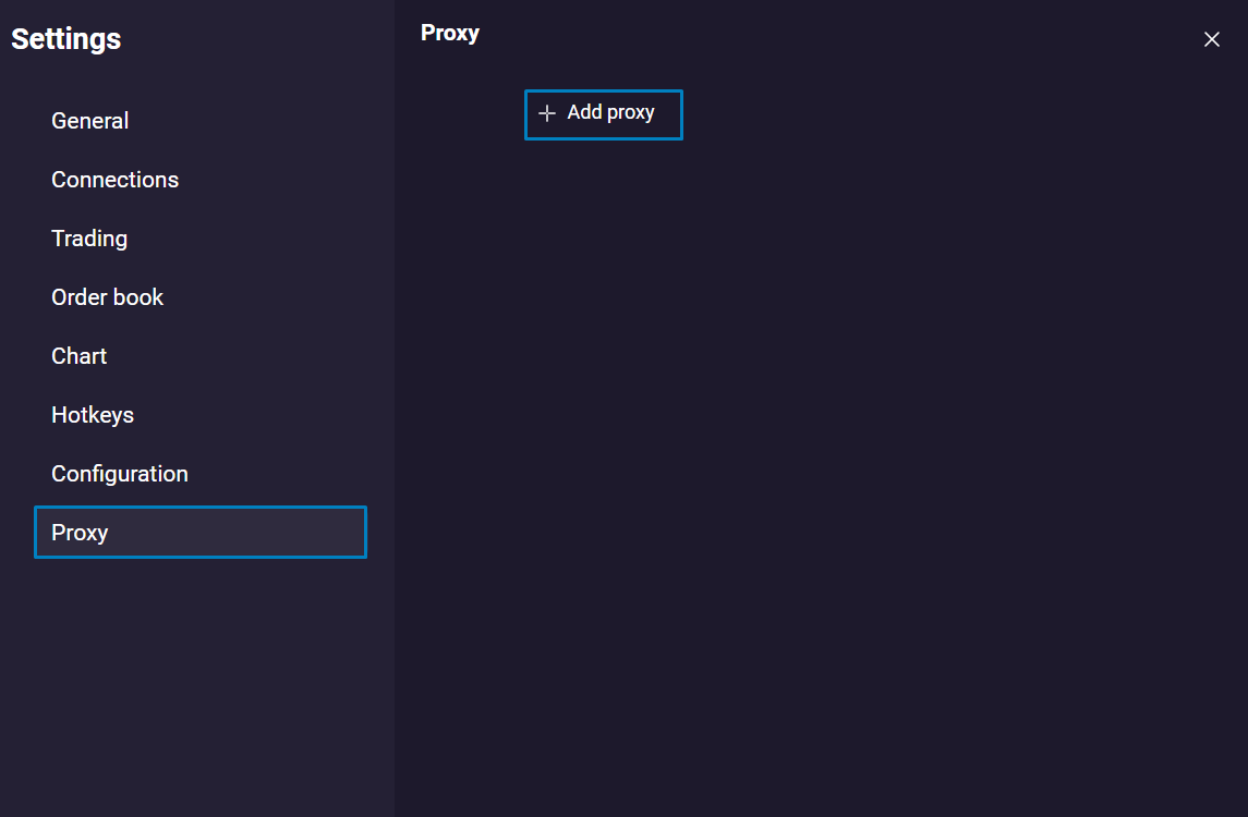 Add proxy Add proxy