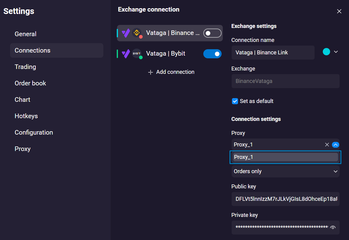 Choose proxy Choose proxy