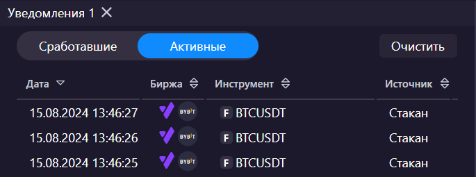 Алерты в таблице alerts_in_table